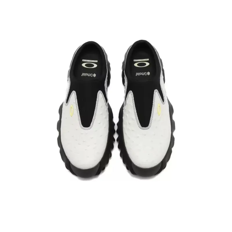 Oakley Factory Team Chop Saw Mule White Black Ostrich-2
