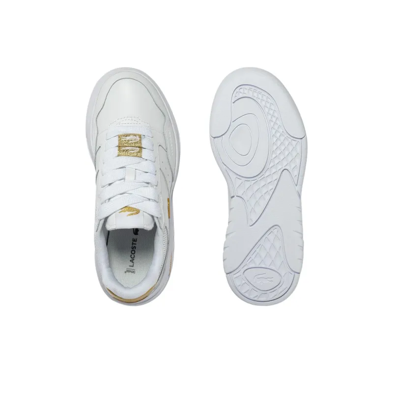 LACOSTE Game Advance Low-Top Skateboard Shoes Women's White-5