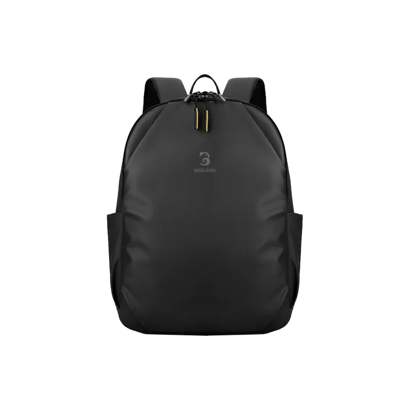 BSELEON Nylon Fabric Backpack Regular Unisex Black And White Graffiti-0