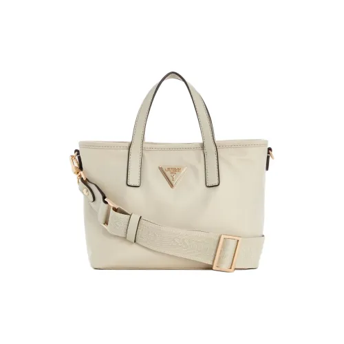 GUESS Nylon Tote Bag Shopping Bag Shoulder Bag Crossbody Bag Handbag Mini Women's Beige