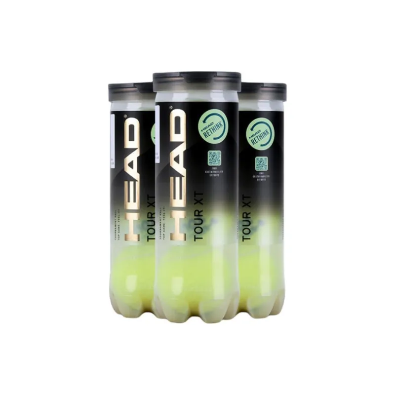HEAD TOUR XT Tennis Balls Wool, Nylon, Cotton Training Ball Indoor And Outdoor Green-1