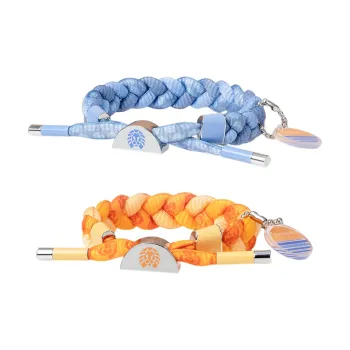 Rastaclat Polyester Little Lion Bracelet Pair Gift Box Set Unisex
