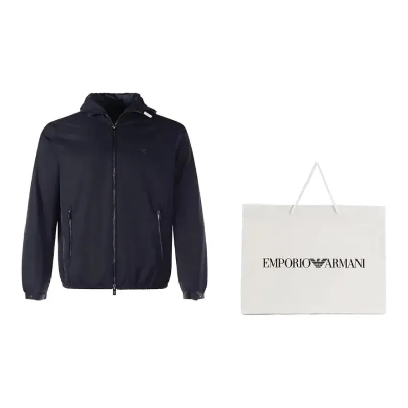 EMPORIO ARMANI Logo Patch Water Repellent Jacket-2