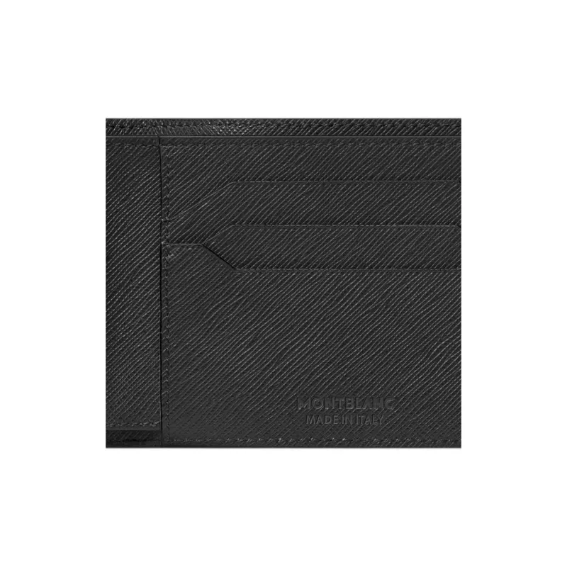 MONTBLANC Cow Leather Wallet Men's Black-3