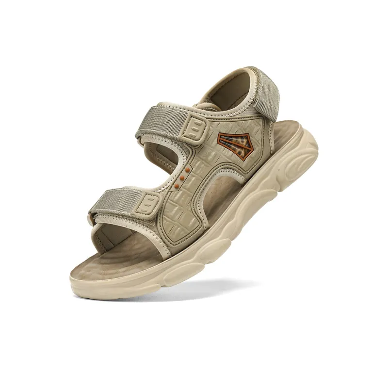 G.N.SHIJIA Beach Sandals Men Black/Khaki-12