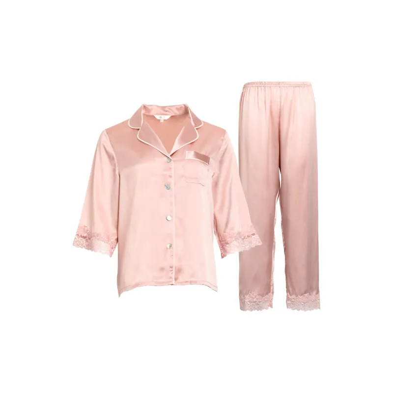 Silk Boundary Pajama Set Women's-0