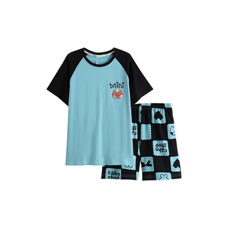 FENTENG Pajama Set Men's Lake Blue-0