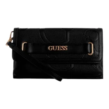 GUESS Faux Leather Clutch Women's Black