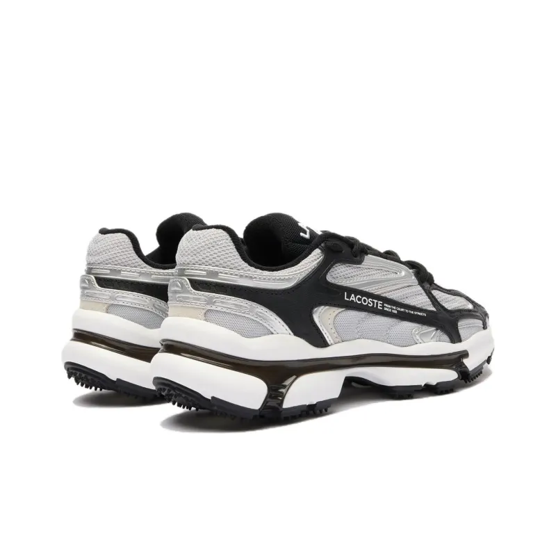 LACOSTE L003 2K24 Low Top Casual Shoes Women's Silver Black-2