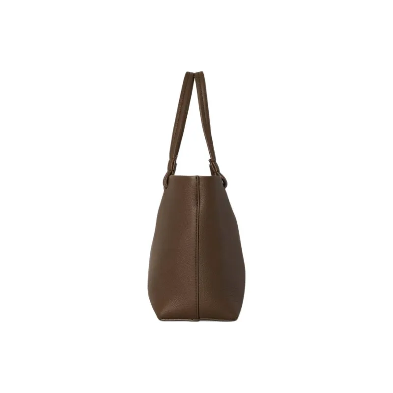 THE ROW Park Tote Grained Calfskin Tote Bag Shopping Bag Handbag Women's Dark Olive Green-2