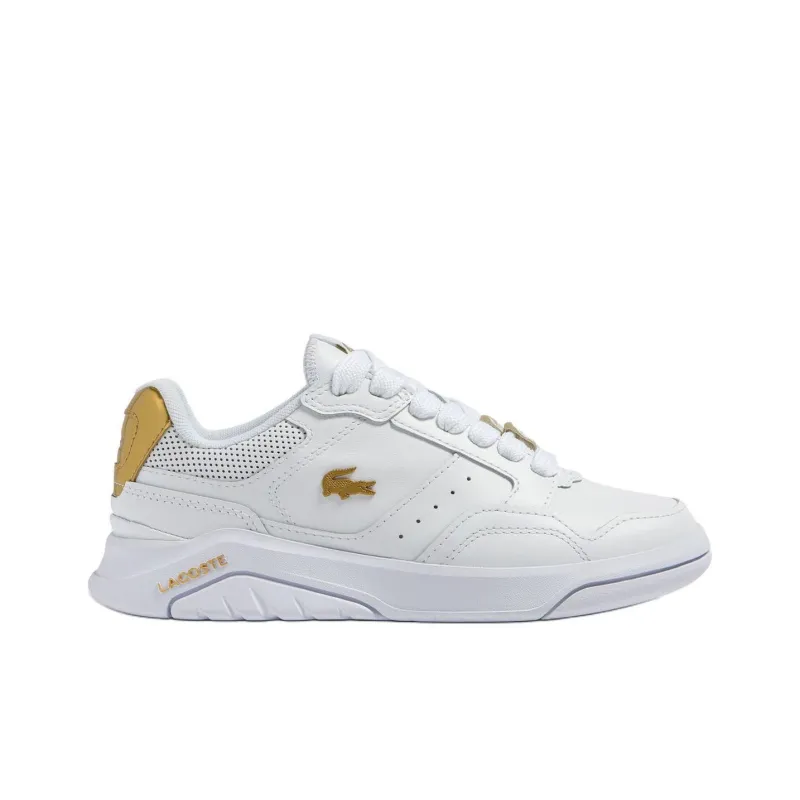 LACOSTE Game Advance Low-Top Skateboard Shoes Women's White-1