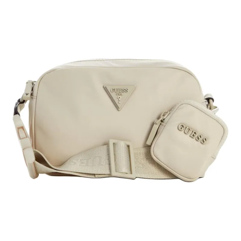 GUESS Nylon Combo Bag Crossbody Bag Shoulder Bag Women's Beige-0