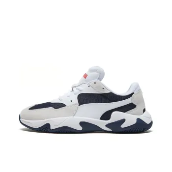 PUMA Storm Adrenaline Low White Casual Sneakers Shoes 'Black White'