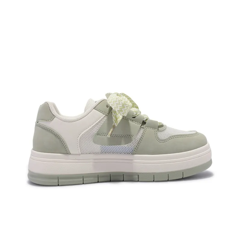 SNXR Anti-Slip Wear-Resistant Waterproof And Breathable Low-Top Chunky Sneakers Women's Beige-24