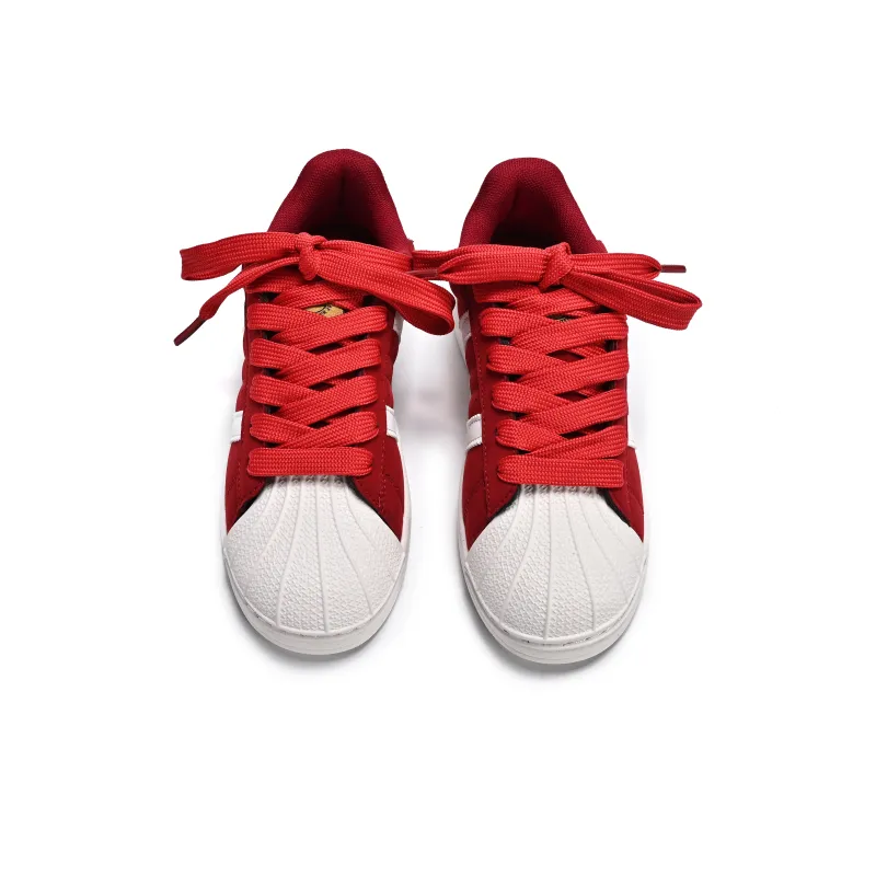 Guci Tianlun Slip Resistant Low Top Skateboard Shoes Unisex Red, Black, Pink-9
