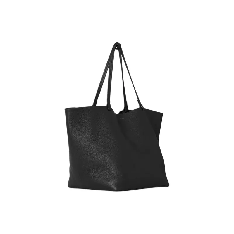 THE ROW Park Tote Grained Calfskin Tote Bag, Shopping Bag, Shoulder Bag, Handbag Extra Large Women's Black-2