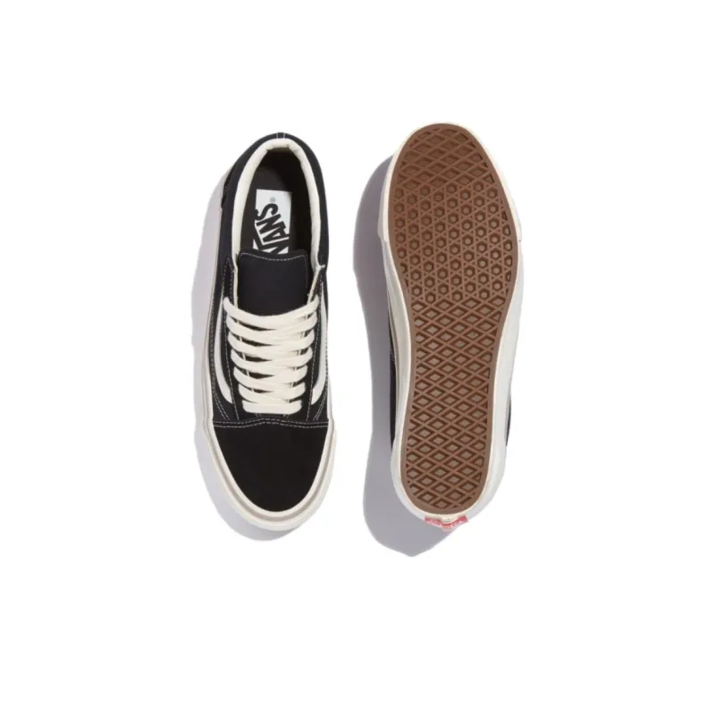 Vans Old Skool Slip Resistant Low Top Canvas Shoes Unisex Black-4