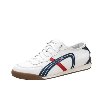 OCEANIA ROO Anti-Slip And Wear-Resistant Lightweight Low-Top Casual Shoes Men's White Blue