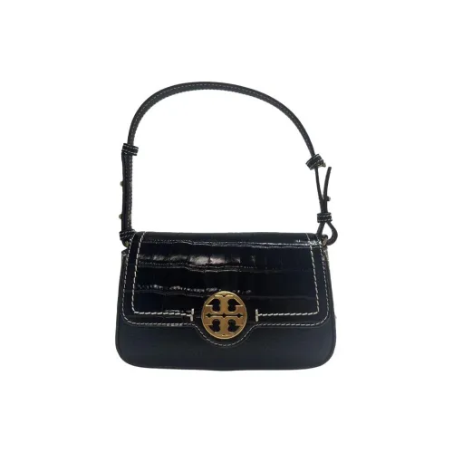 TORY BURCH Leather One Shoulder Handbags Women's Marine Blue