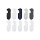 [10 Pack]Black+White+Navy Blue+Light Gray+Dark Gray