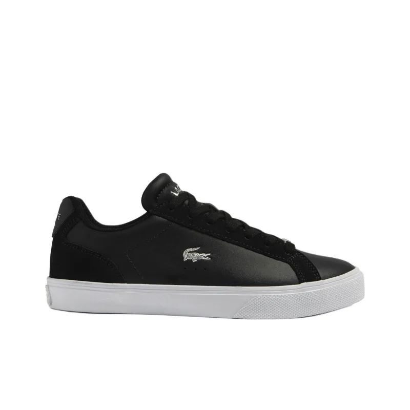 LACOSTE Lerond Pro Low-Top Skateboard Shoes Women's Black-1