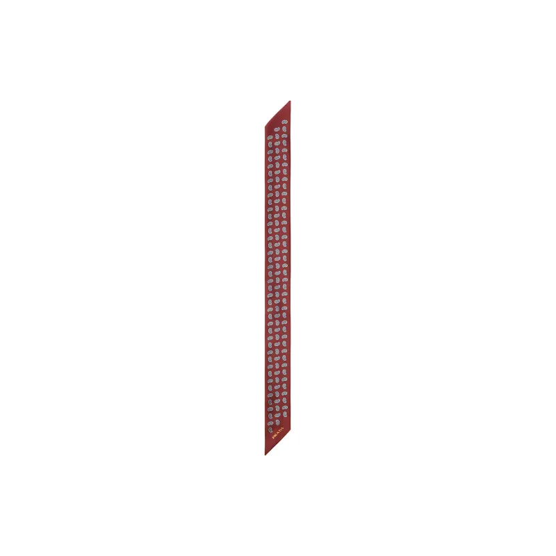 PRADA Fabric Knit Scarves Women's Red-1