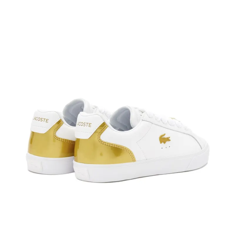 LACOSTE Lerond Pro Low-Top Skateboard Shoes Women's White-3