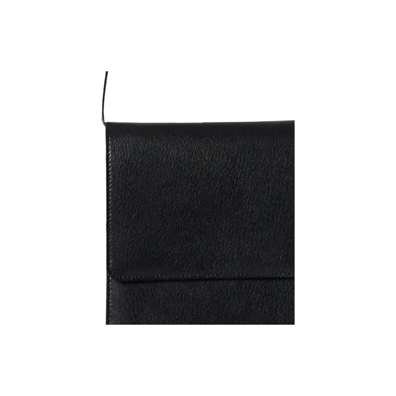 THE ROW Calfskin Polished Young Goat Belt Bag Shoulder Bag Crossbody Bag Women's Black-3