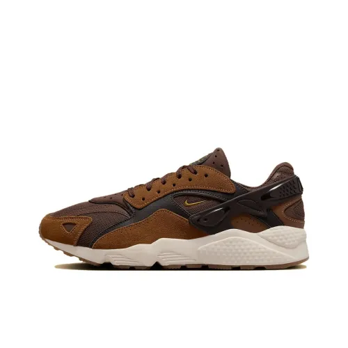 Nike Air Huarache Running Shoes Men Low-Top Tan Brown