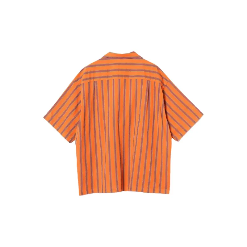 Beams Shirts Men Orange-1