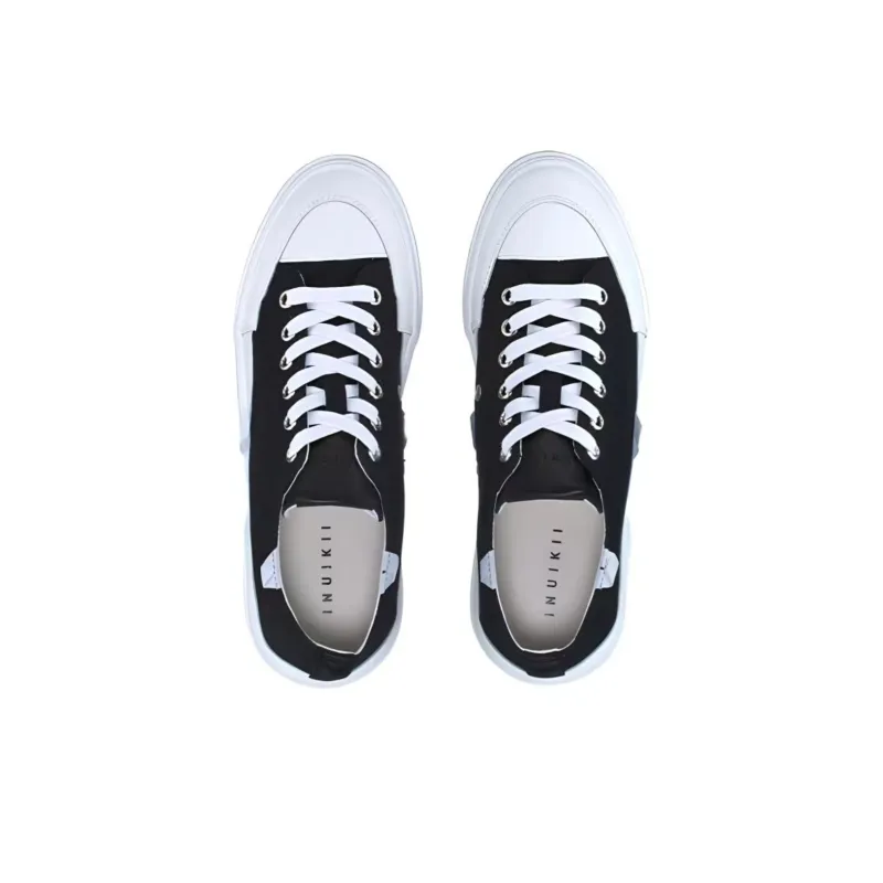 Inuikii Le Low-Top Canvas Shoes Men's Black-3