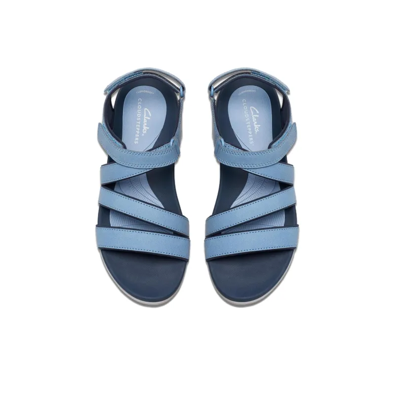 Clarks Beach Sandals Women's Denim Blue-4
