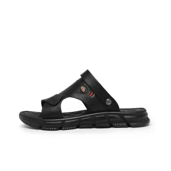 G.N.SHIJIA Beach Sandals Men Black/Brown