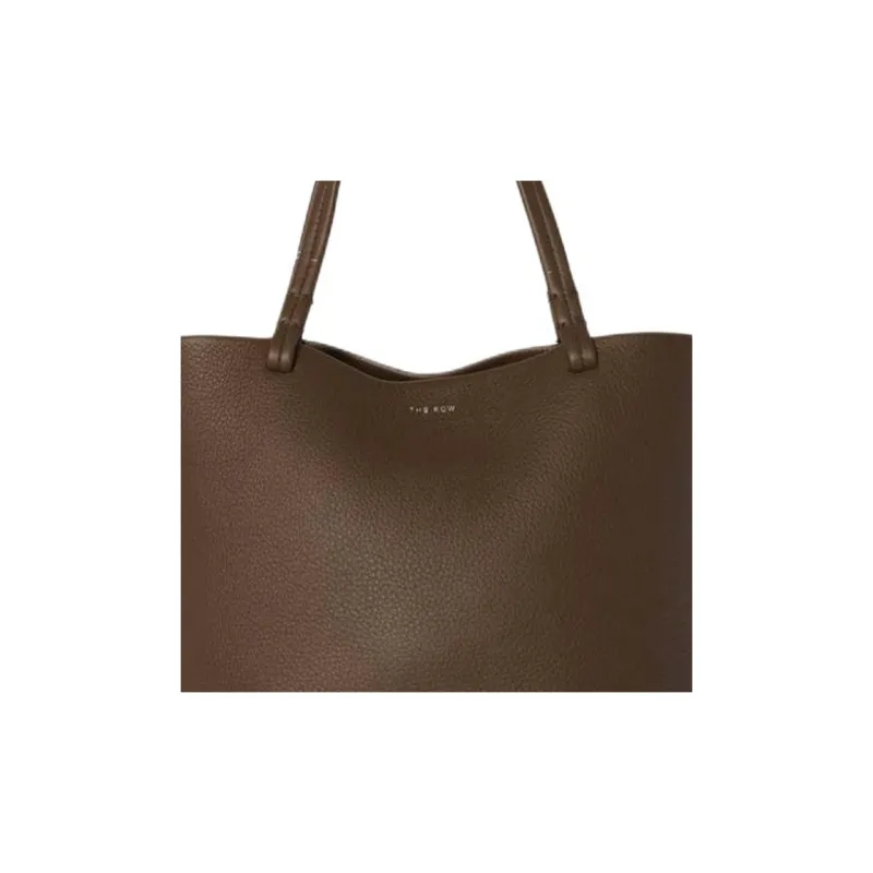 THE ROW Park Tote Grained Calfskin Tote Bag Shopping Bag Handbag Women's Dark Olive Green-4