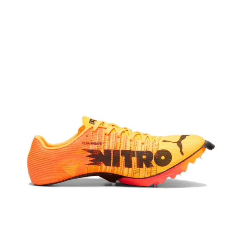 PUMA EvoSPEED Berserker NITRO Anti Slip And Wear Resistant Lightweight Low Top Running Shoes Unisex Orange-1