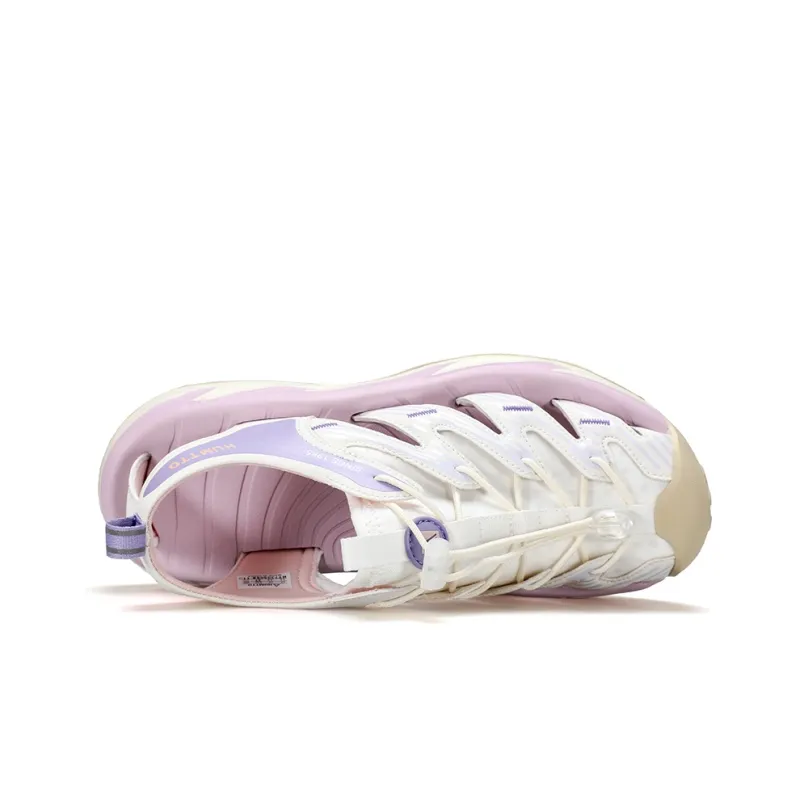 HUMTTO Beach Sandals Women's White Light Purple-2