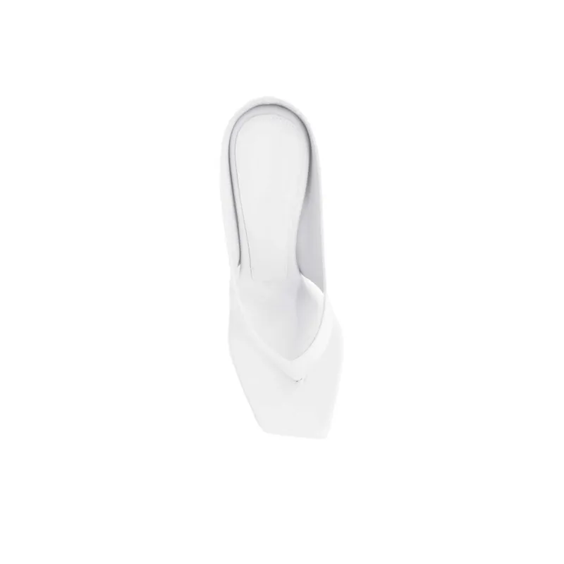 STUDIO AMELIA Flip Flops 9cm Women's White-3