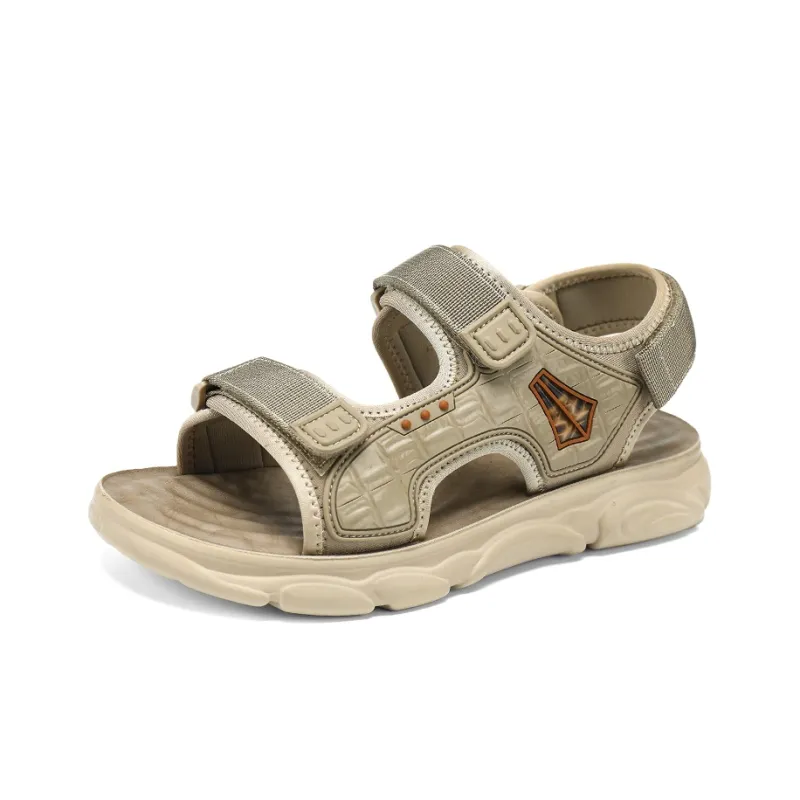 G.N.SHIJIA Beach Sandals Men Black/Khaki-11
