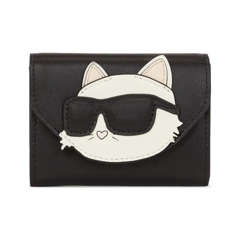 KARL LAGERFELD / Karl Lagerfeld Jeans Ikon Choupette Leather Wallet-0