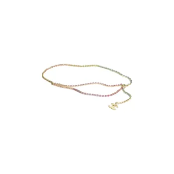 CHANEL Multicolor Design Metal Waist Chains Women's Gold