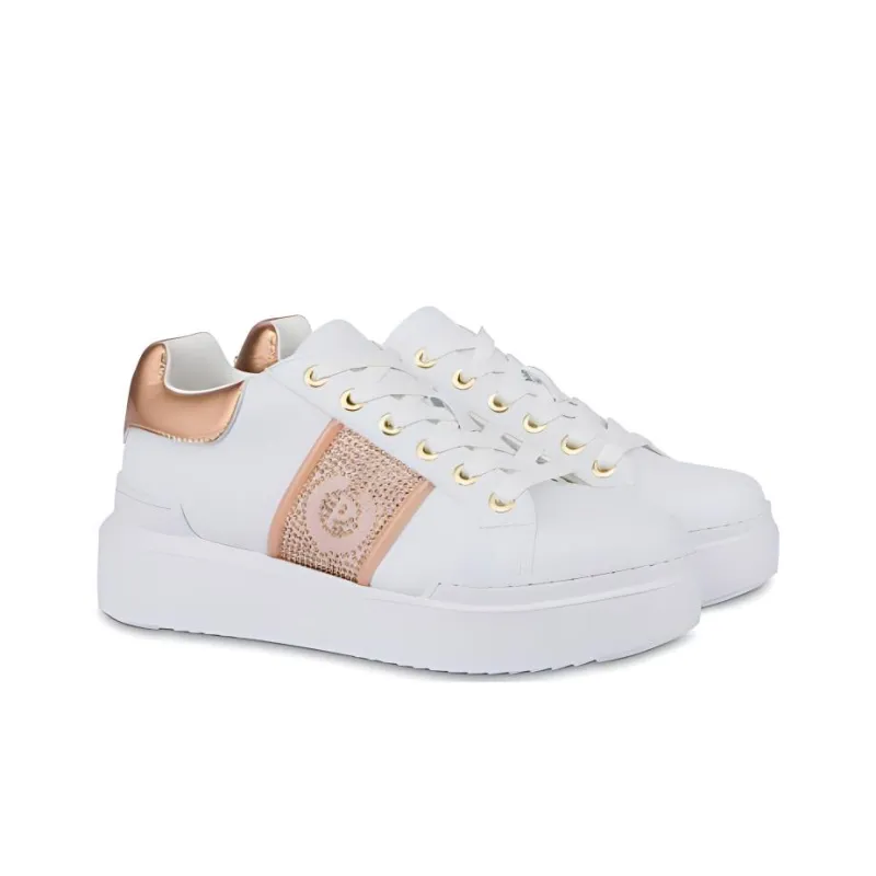 Pollini Carrie Skateboard Shoes Women's White-2