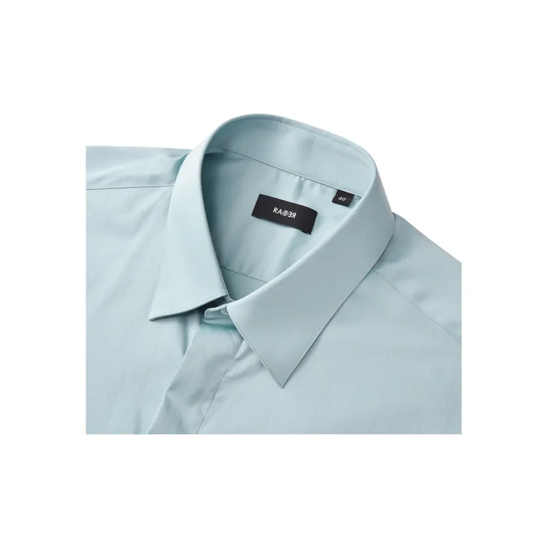 RARE Short Sleeved Shirt Men's Blue-3