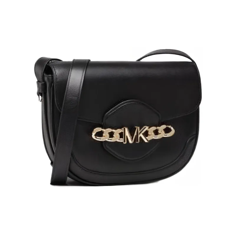 MICHAEL KORS Hally Leather Portable Crossbody Bag, Shoulder Bag Women's Black-1