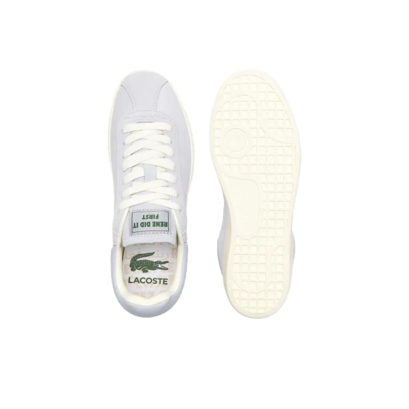 LACOSTE Baseshot Low Top Skateboard Shoes Women's Light Purple-5