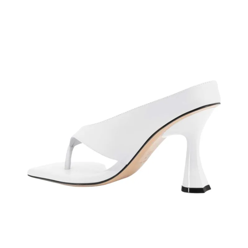 STUDIO AMELIA Flip Flops 9cm Women's White-2