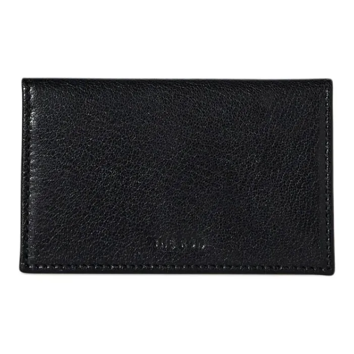 THE ROW Goatskin Card Holder Women's Black-1