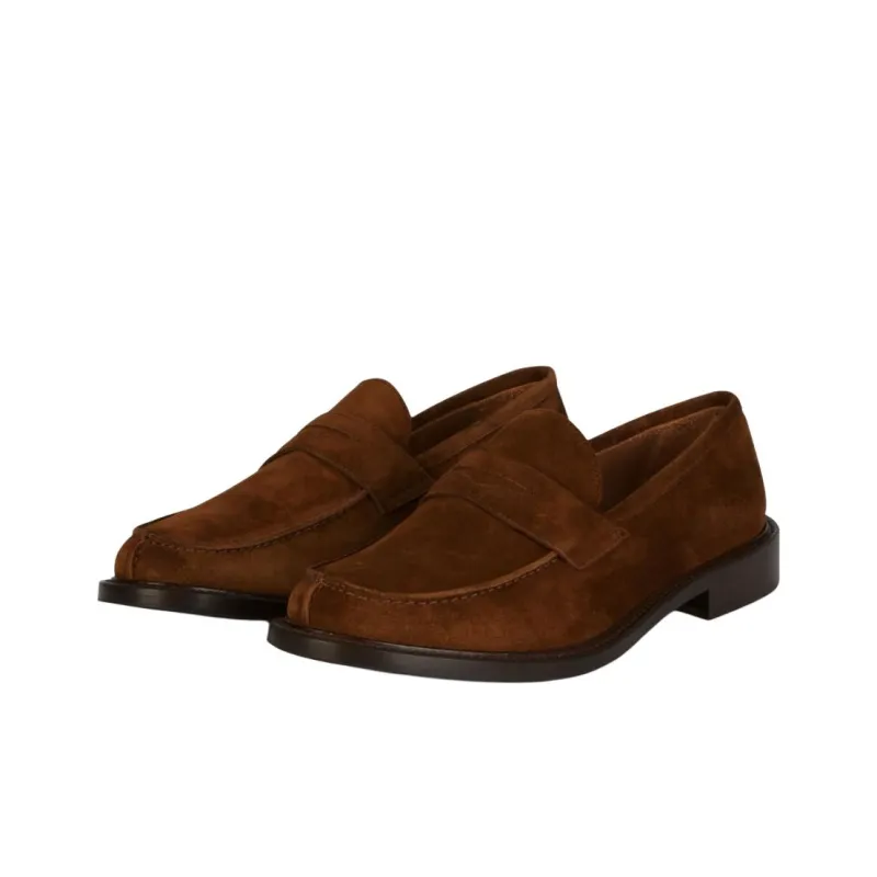 BOGGI Milano Penny-slot Suede Loafers-2