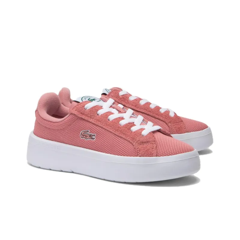 LACOSTE Carnaby Low Top Skateboard Shoes Women's Pink-2