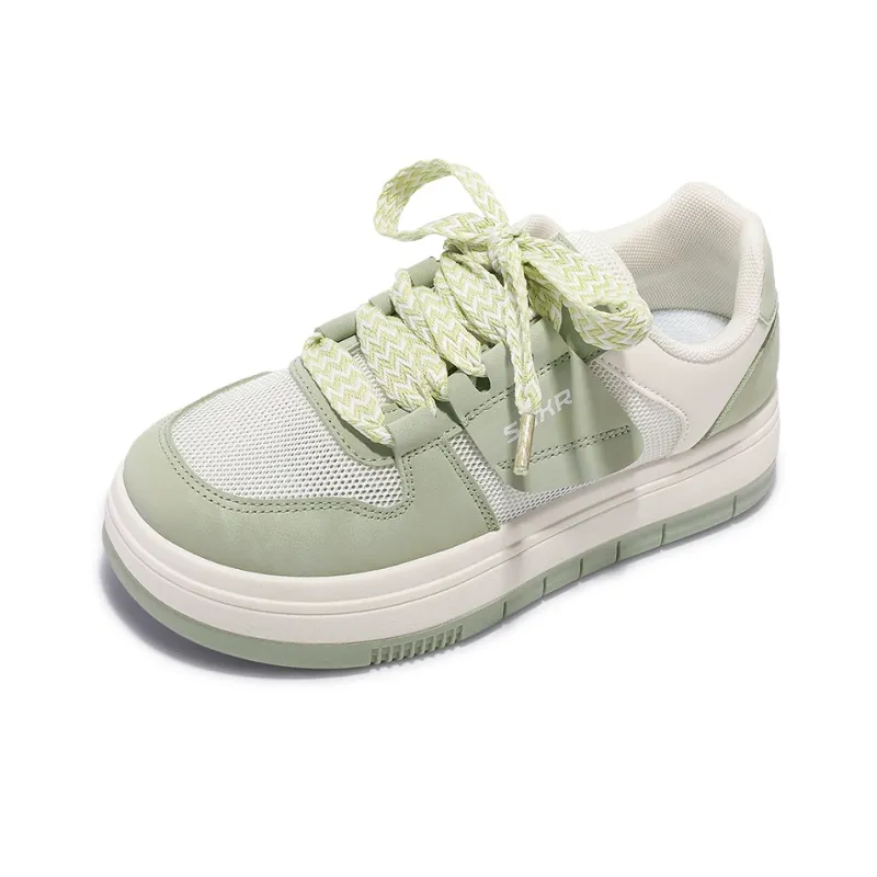 SNXR Anti-Slip Wear-Resistant Waterproof And Breathable Low-Top Chunky Sneakers Women's Beige-25
