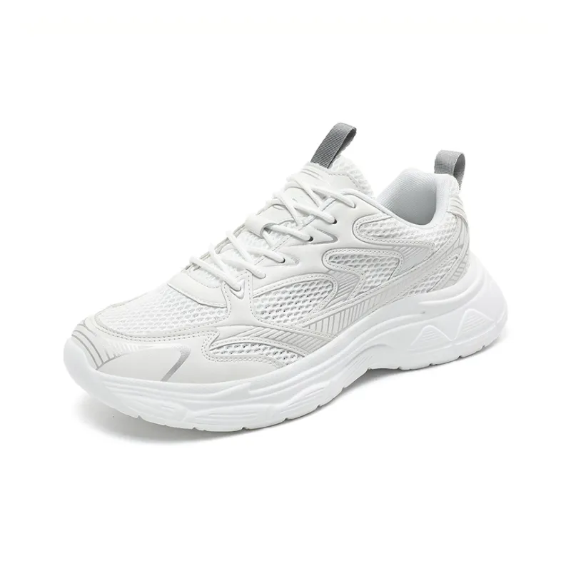Black tailed Deer Shock Absorbers Slip Resistant, Abrasion Resistant, Lightweight Low Top Chunky Sneakers Men's-4